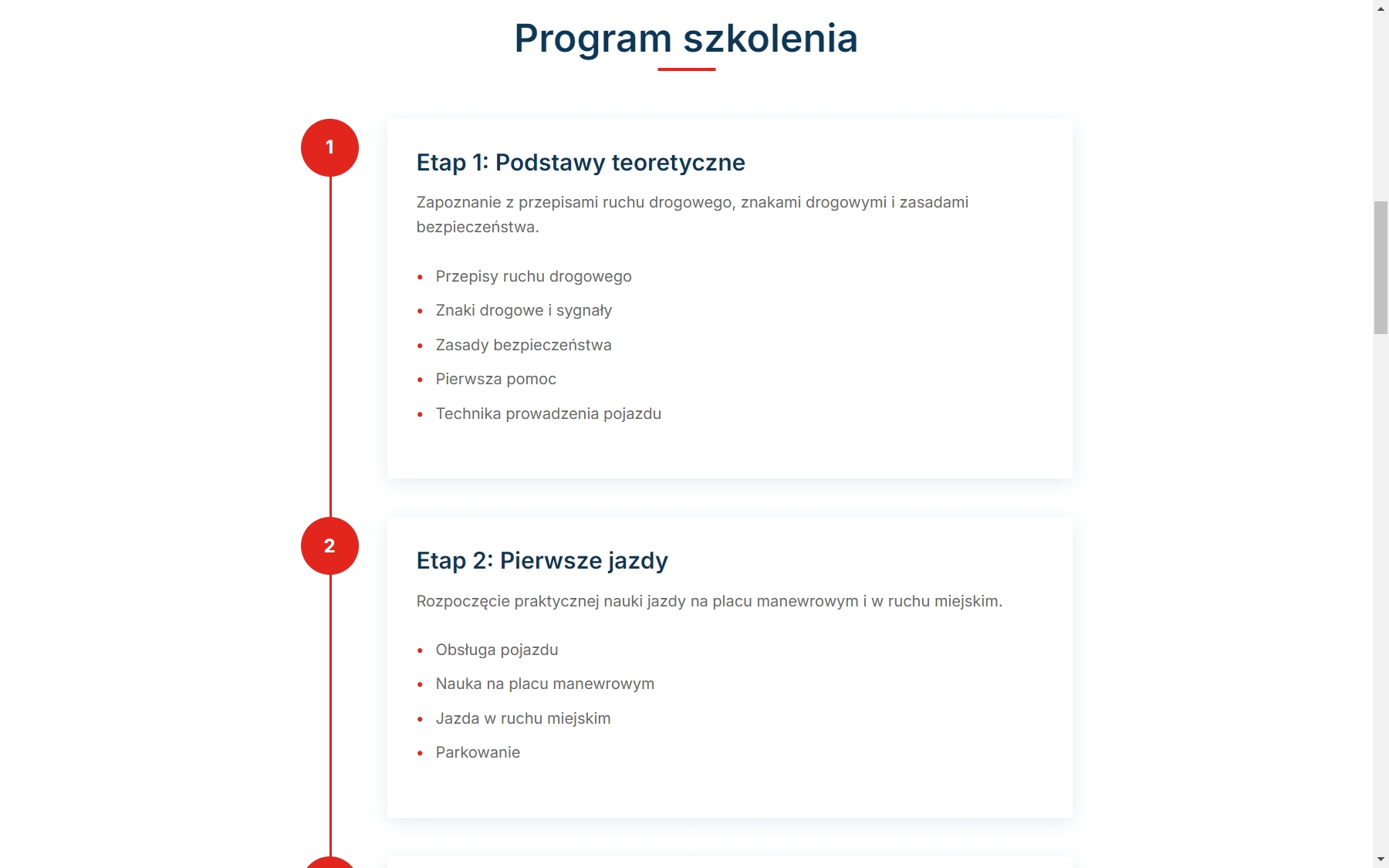 Strona szkoły jazdy na laptopie - widok 5